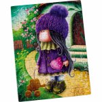 Puzzle Cute doll with an elephant De.tail 23x30 cm 120 piese