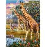 Puzzle Ravensburger Girafe in Africa 150 piese