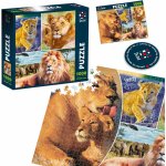 Puzzle Lion family De.tail  47x67 cm 1000 piese
