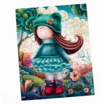 Puzzle Little doll with a horse De.tail 23x30 cm 120 piese