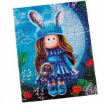 Puzzle Pretty doll in the moonlight De.tail  23x30 cm 120 piese