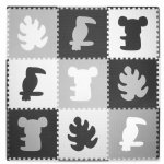 Salteluta de joaca Kidwell pentru copii tip puzzle 179 x 179 cm senso tropical