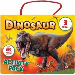 Set carti de colorat cu stickere Dinozaur Activity Pack Alligator