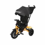 Tricicleta multifunctionala 4 in 1 Speedy Air scaun rotativ Yellow & Black