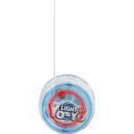 Joc yo-yo cu lumini diametru 6.2 cm Grafix albastru