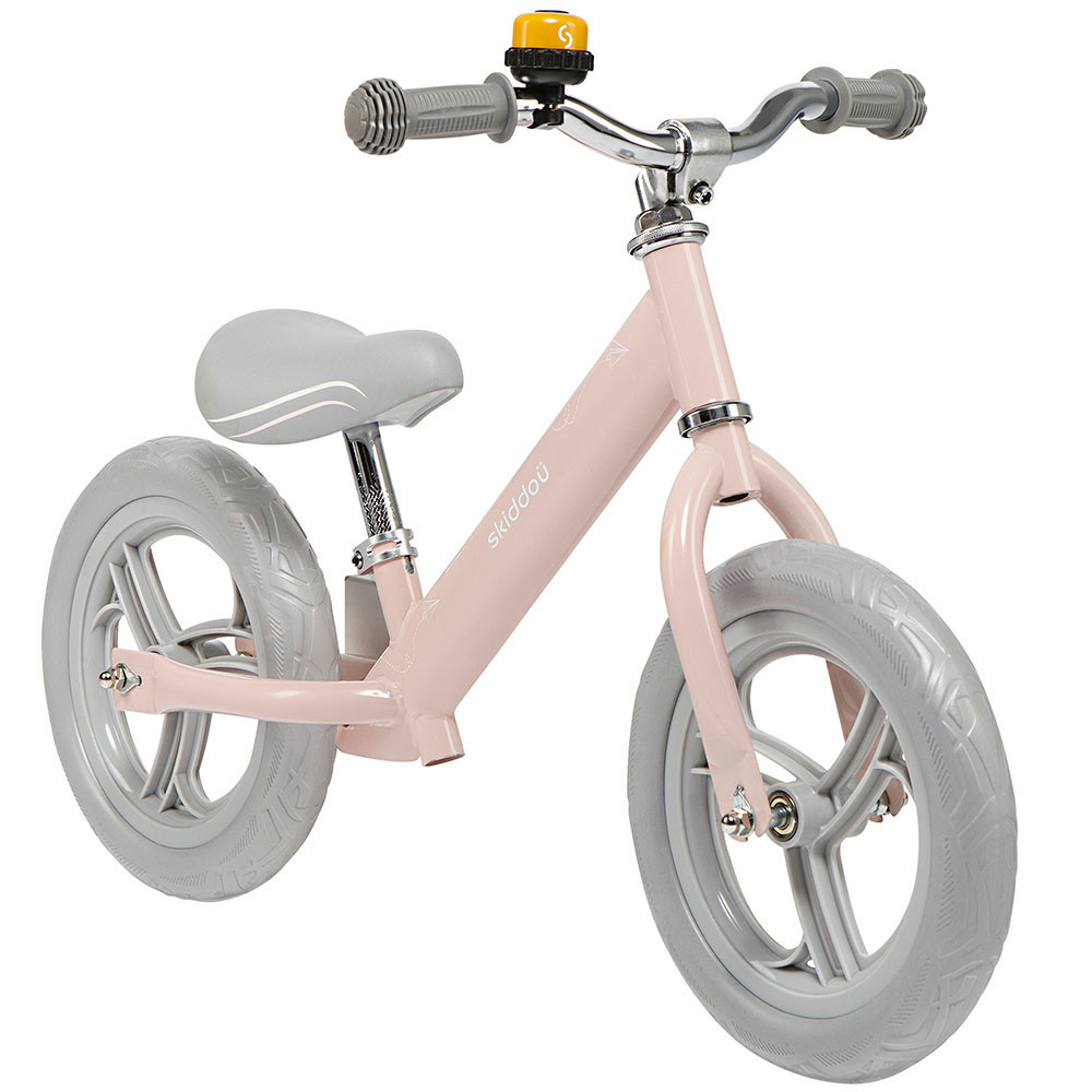 Bicicleta fara pedale Skiddou Nils Keep Pink Roz nichiduta.ro imagine noua