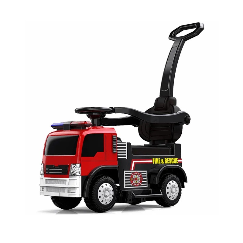 Camion electric de pompieri cu maner parental Nichiduta Fire and Rescue - 0