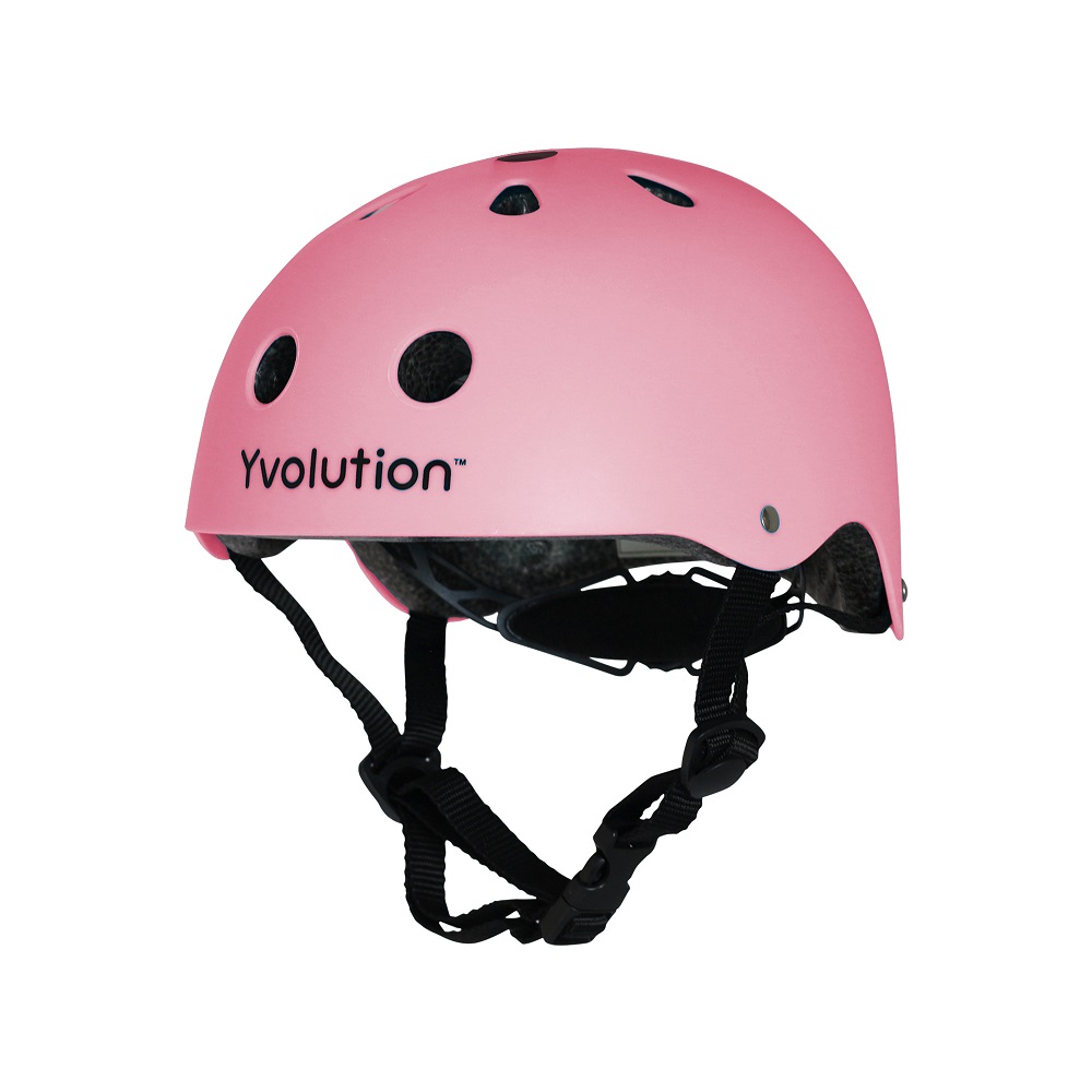 Casca protectie Yvolution 44-52 cm pink