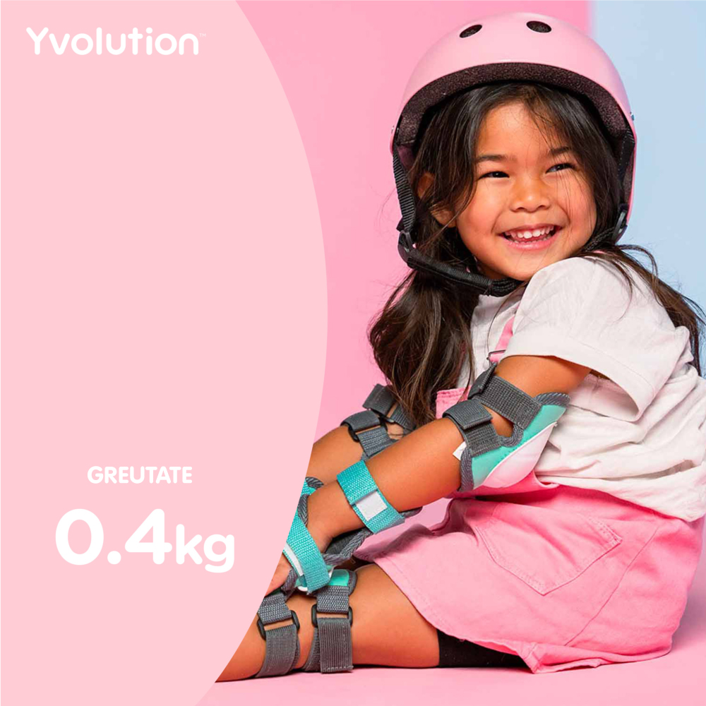 Casca protectie Yvolution 44-52 cm pink - 2 | YEO