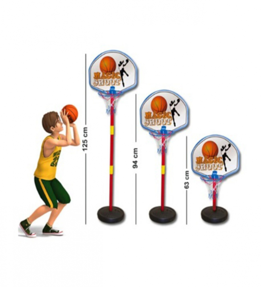Cos de baschet reglabil cu suport Footed Basket Hoop Jucarii de exterior