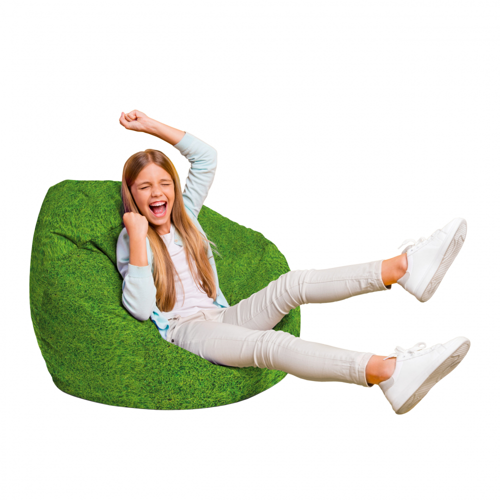 Fotoliu Puf Bean Bag tip Para L iarba verde