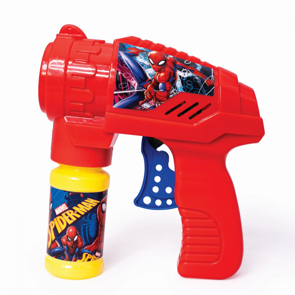 Jucarie pistol de facut baloane Spiderman rosu - 2