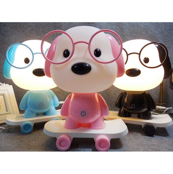 Lampa de veghe cu LED pentru copii Doggie Pink - 3 | YEO