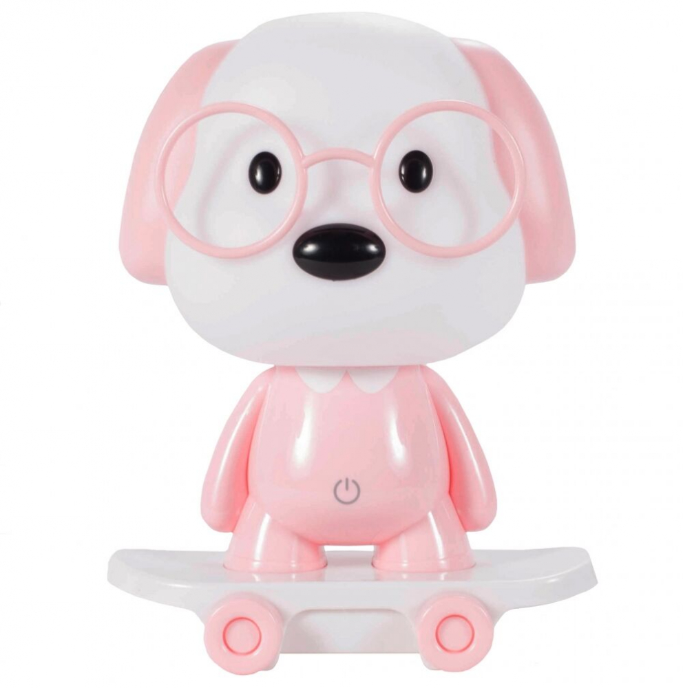 Lampa de veghe cu LED pentru copii Doggie Pink