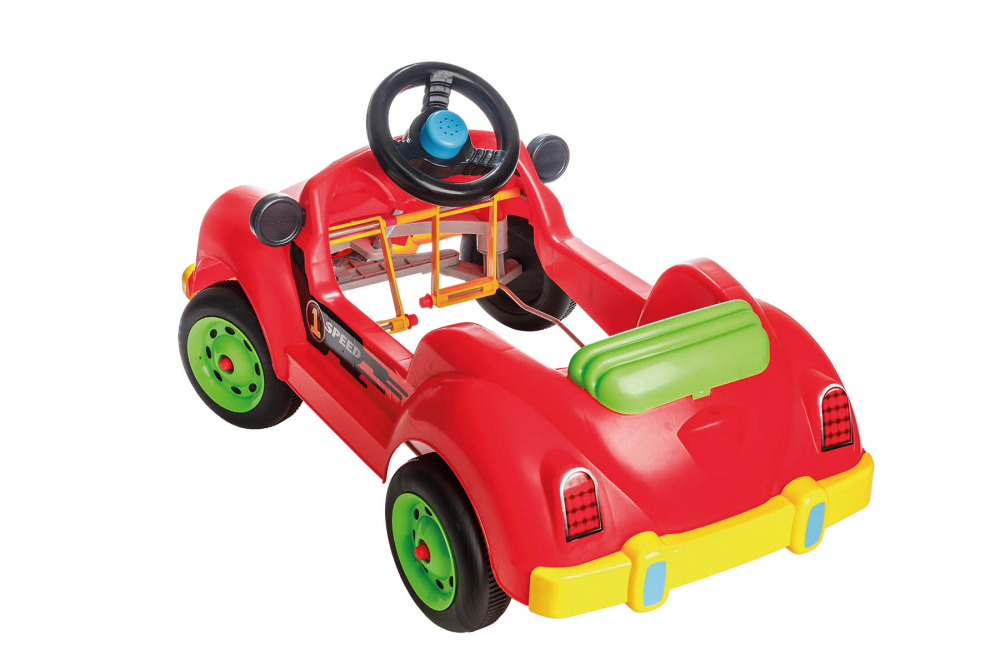 Masinuta cu pedale Speed 1 Red Burak Toys imagine 2022 protejamcopilaria.ro