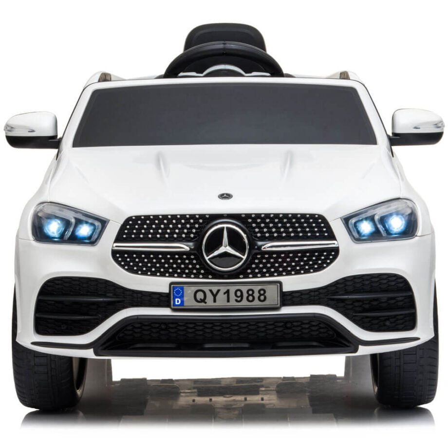 Masinuta electrica cu roti din cauciuc Mercedes GLE 450 AMG White - 1 | YEO