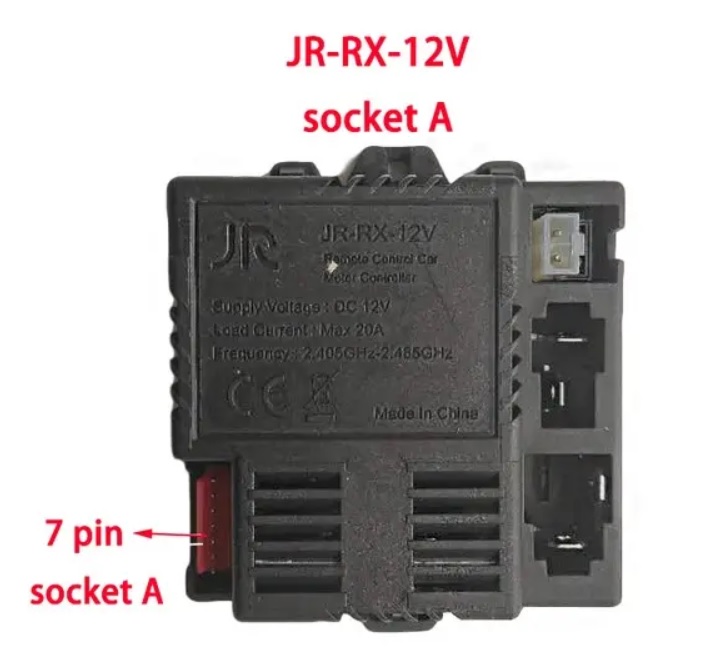 Modul telecomanda JR-RX 12V-A masinuta electrica 12V-A imagine noua responsabilitatesociala.ro
