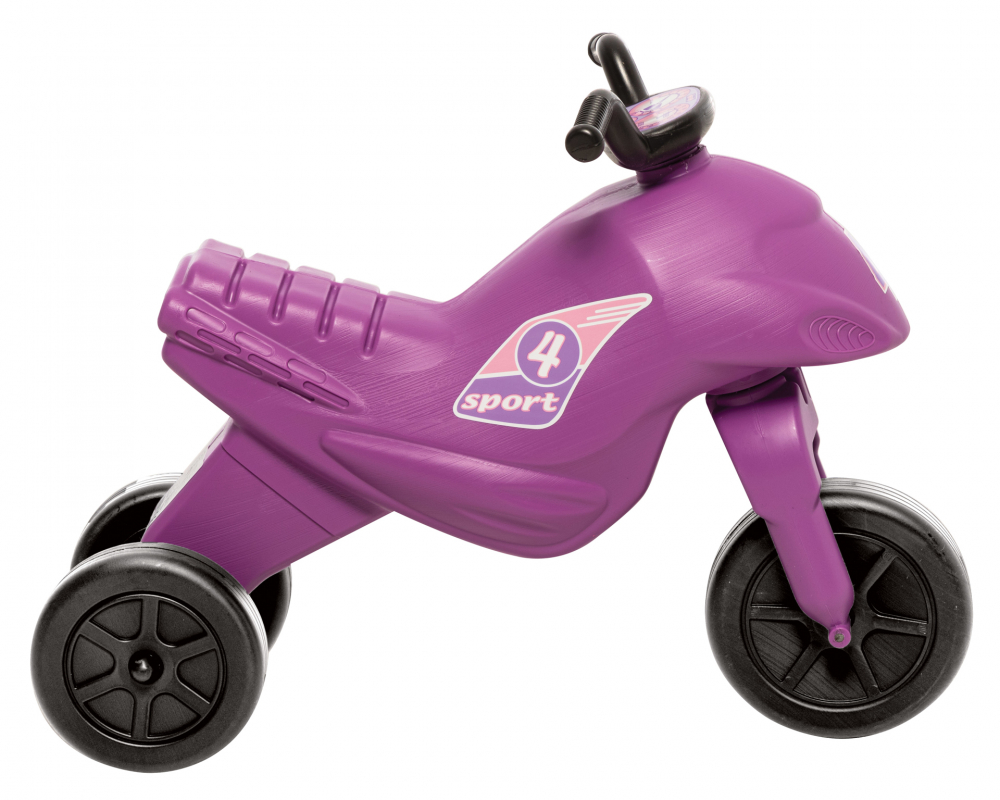 Motocicleta copii cu trei roti fara pedale mediu culoarea mov La Plimbare 2023-06-02
