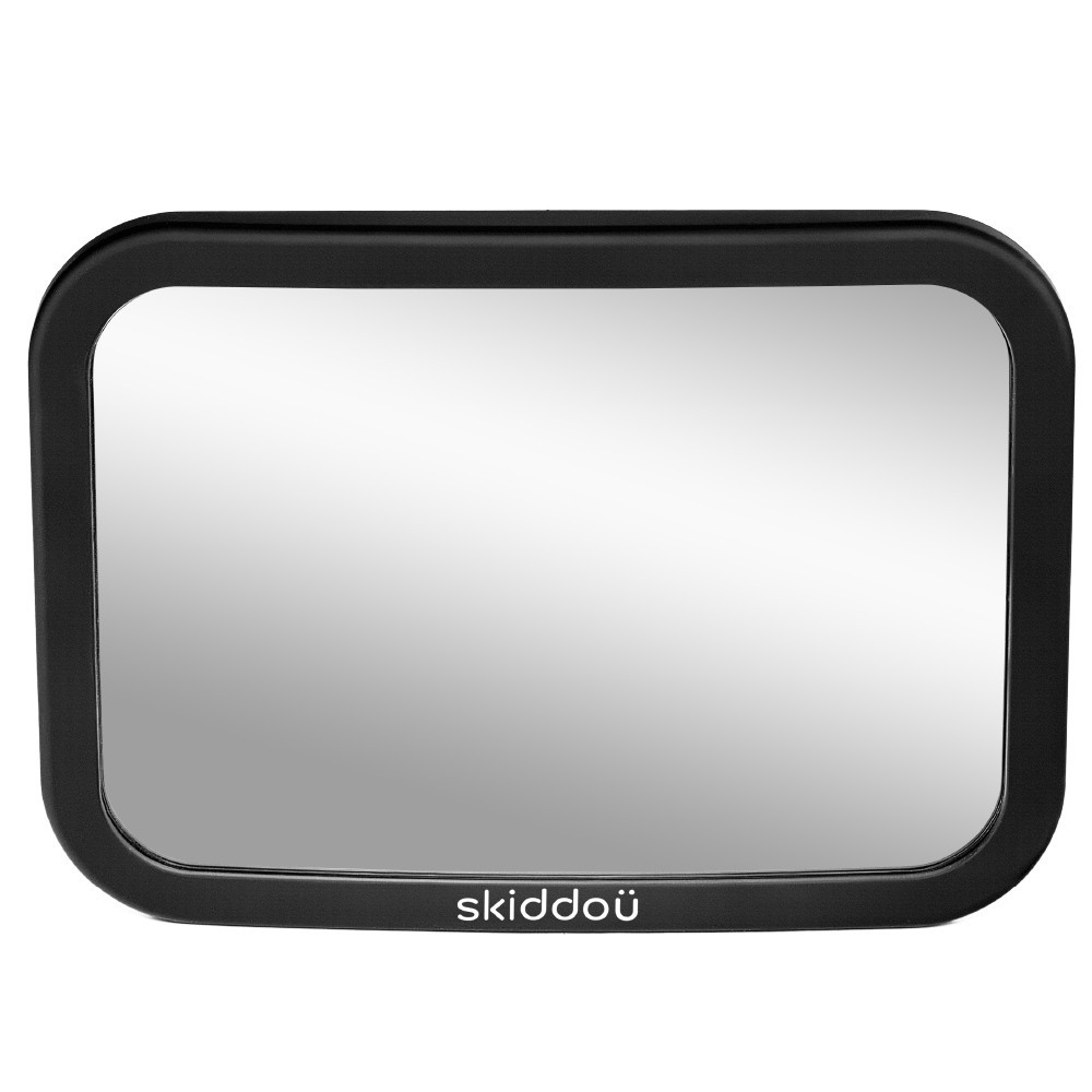 Oglinda auto retrovizoare Skiddou pentru supraveghere copii Basp reglare 360 grade 26x19 cm - 1