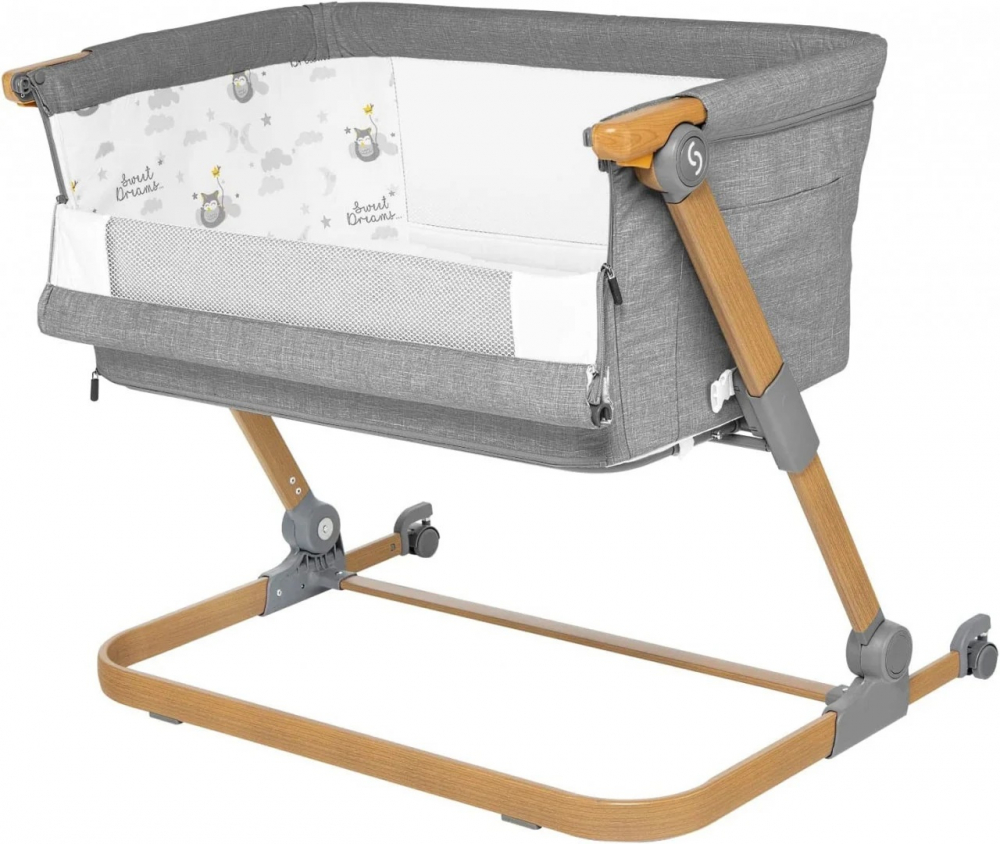 Patut 3 in 1 co-sleeping Natt Skiddou Normandic Wood wood-gri - 7