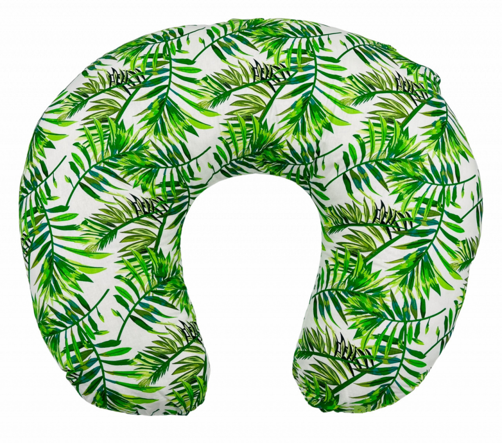 Perna pentru alaptat 2 in 1 Nursing Pillow Leaves