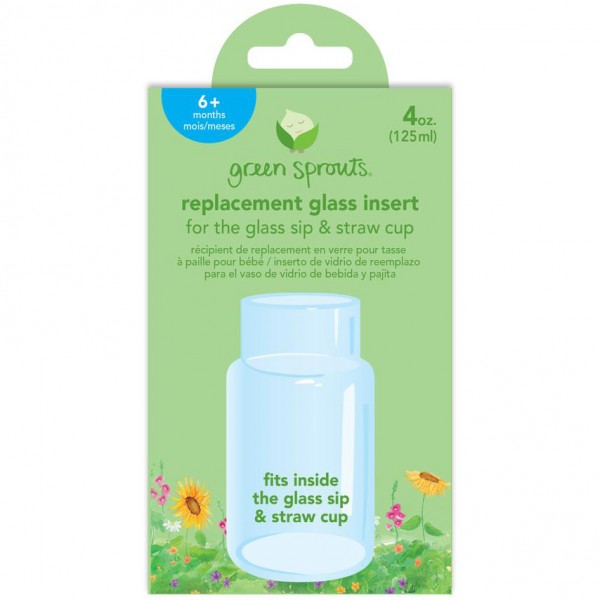Rezerva sticla Green Sprouts iPlay pentru cana cu interior din sticla 125 ml 125 imagine noua responsabilitatesociala.ro