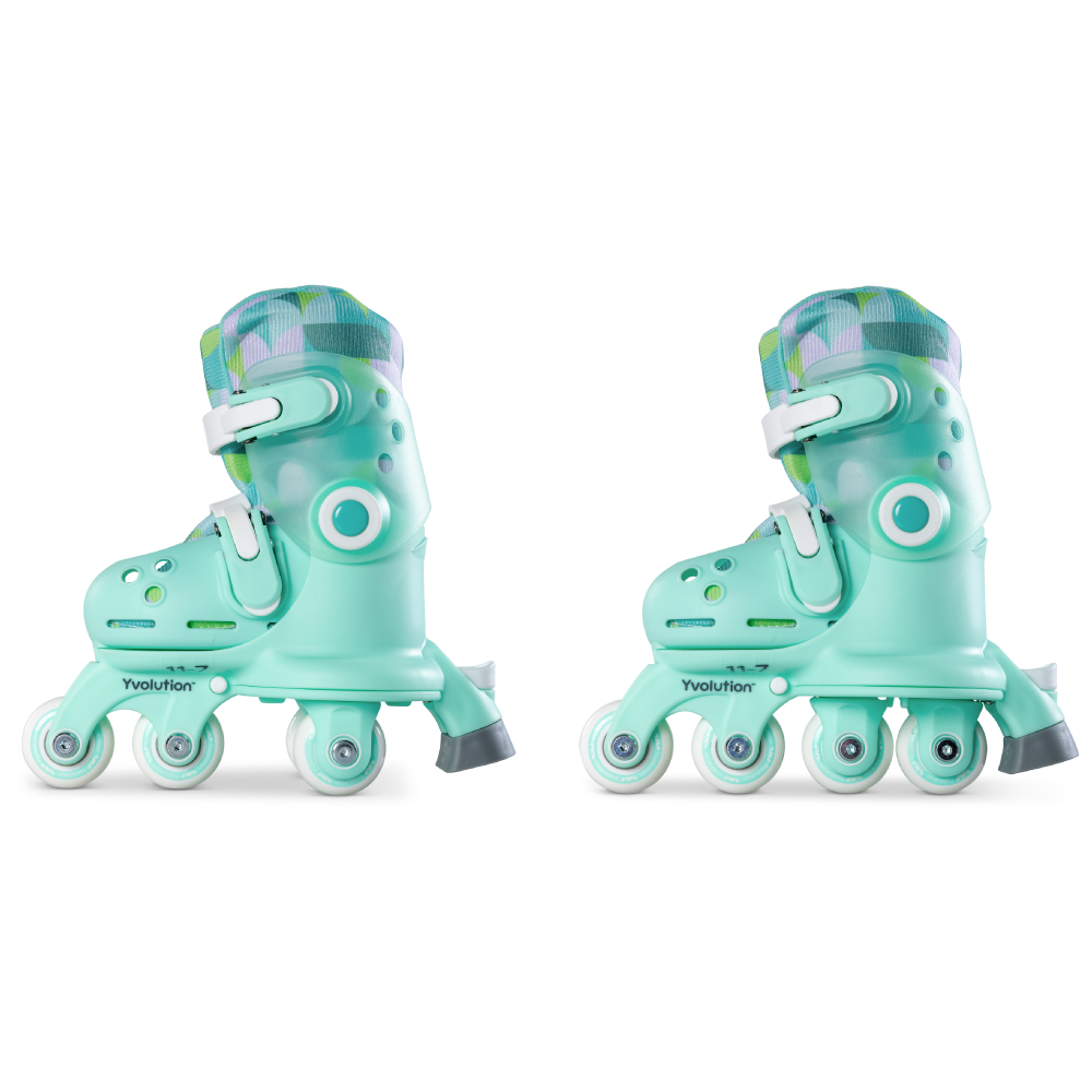 Role ajustabile Yvolution Twista Skates marime 23-28 green - 1