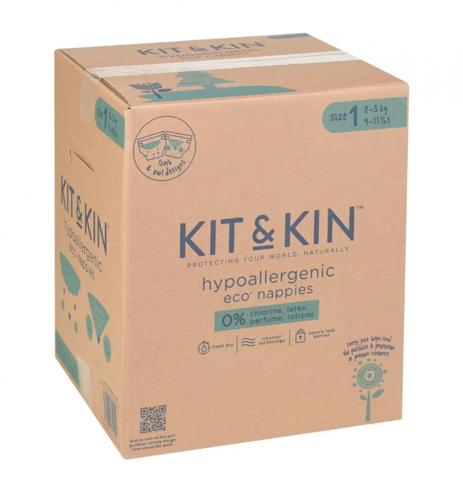 Scutece Hipoalergenice Eco KitKin marime 1, 2-5 kg 152 buc Igiena Si Ingrijire 2023-09-21