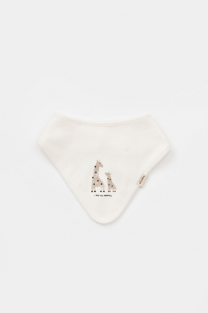 Set 2 bavete Girafa BabyCosy EcruMink - 3 | YEO