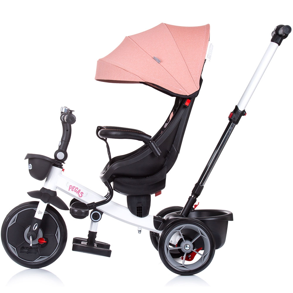 Tricicleta Chipolino Pegas cu sezut reversibil blush Triciclete Copii imagine 2022