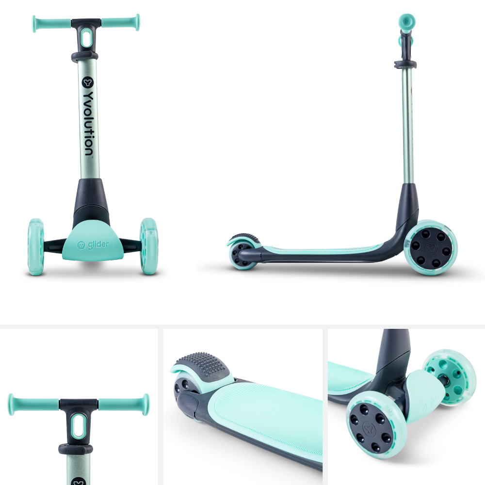 Trotineta Yvolution Y Glider Nua green - 1 | YEO