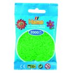 Set 2000 margele Hama Mini in pungulita verde fluorescent