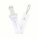 Panglica cu clips pentru suzeta Canpol Babies Royal Baby 51/025 grey