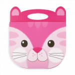 Caiet desen portabil pisica roz