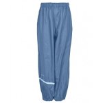 Pantaloni de vreme rece impermeabili cu fleece China Blue 110 cm