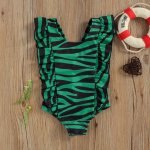 Costum de baie Leopard Culoare Verde Marime 80