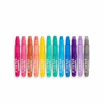 Set 12 creioane colorate cu gel acuarela cu sclipici Rainbow Sparkle Metallic