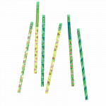 Set 6 creioane parfumate grafit Lil Juicy pepene verde