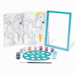 Set pictura pe numere Picteaza si inrameaza unicornul magic