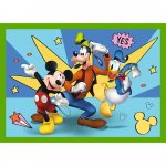 Puzzle Trefl 4 in 1 Mickey Mouse si prietenii