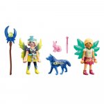 Set figurine Playmobil Crystal Fairy Si Moon Fairy cu animalute de suflet