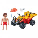 Set constructie Playmobil Vehicul Pullback de salvare pe plaja