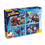 Puzzle de colorat maxi Spiderman 4 x 48 de piese