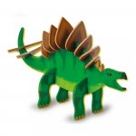 Set creativ Dinozaur din lemn fotoluminescent