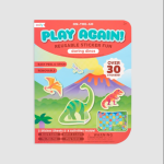 Set planse si jocuri cu abtibilduri repozitionabile Dinozauri