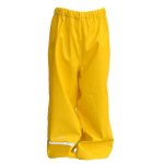 Pantaloni de ploaie pentru copii impermeabili Sunny Yellow 130 cm