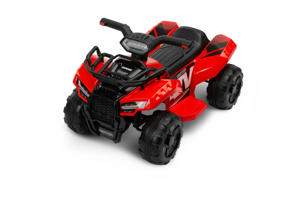 ATV electric Toyz Mini Raptor 6V rosu - 7