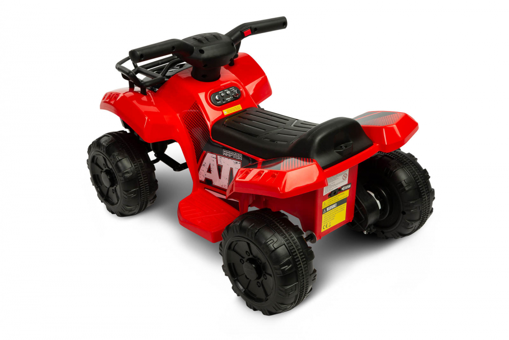 ATV electric Toyz Mini Raptor 6V rosu - 5