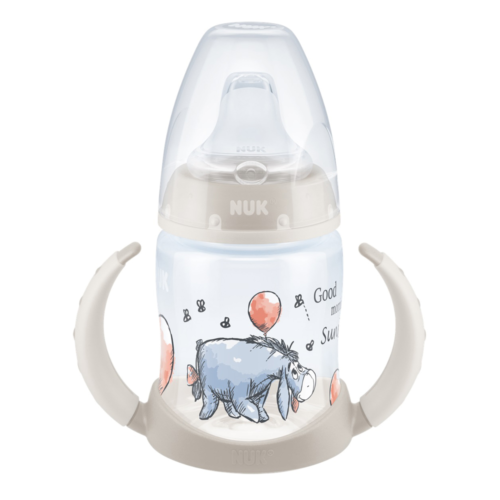 Biberon Nuk Learner First Choice 150 ml Eeyore gri 6-18 luni