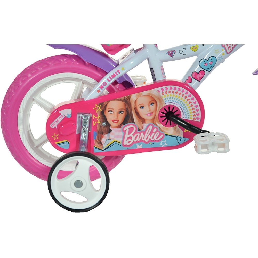 Bicicleta copii Dino Bikes 12 inch Barbie - 4 | YEO